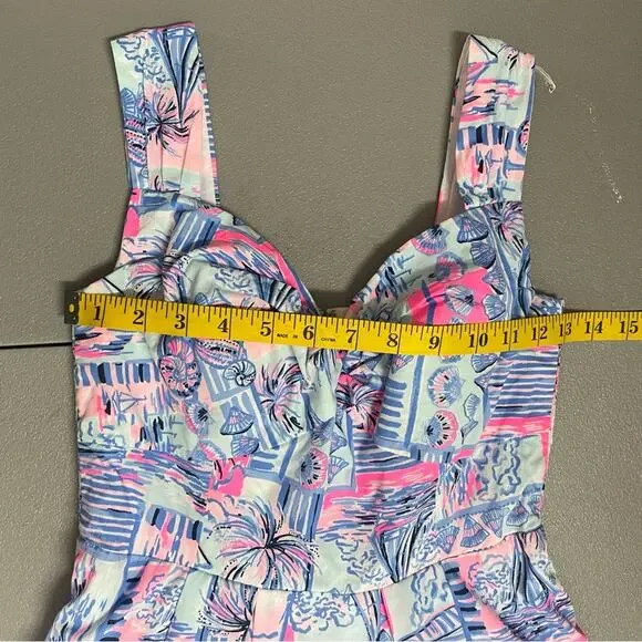 Lily Pulitzer Cyndi Whisper Blue Yeah Buoy mini dress size 00 - Picture 15 of 16